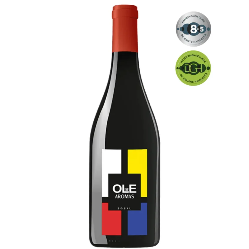 Ole de Aromas Bobal rode wijn uit Manchuela Ole de Aromas Bobal beoordeeld met 8,5 door De Grote Hamersma