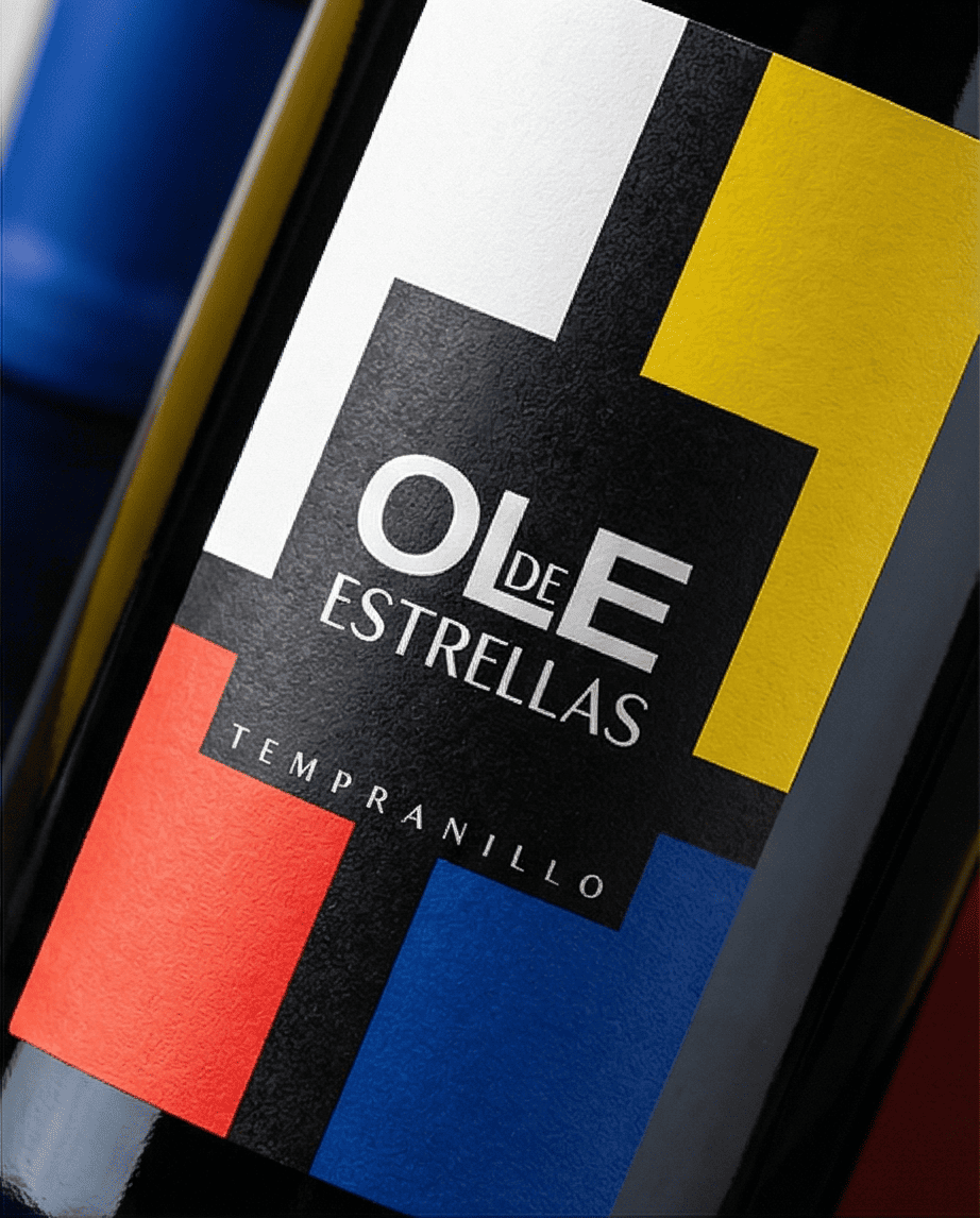 Etiket Ole de Estrellas Tempranillo.