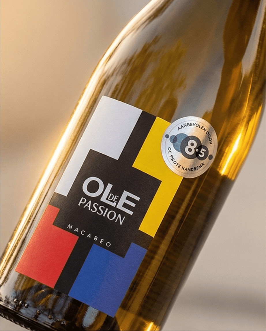Etiket Ole de Passion Macabeo met Hamersma punten
