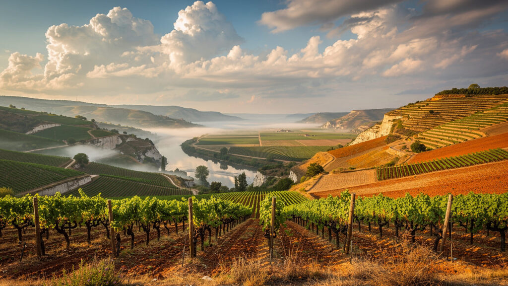 Drie subregio's van D.O. Rioja met uiteenlopend terroir Rioja drie subregio's landschap terroir.