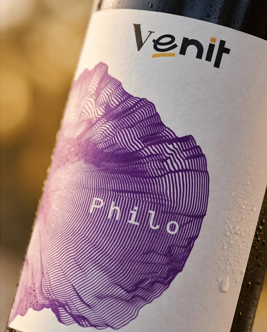 Etiket van Philo Merlot uit Friuli Venezia Giulia